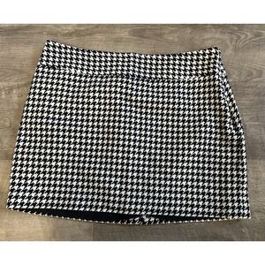 Vintage The Limited Y2k Tweed Houndstooth Schoolgirl Clueless Mini Skirt‎ 12